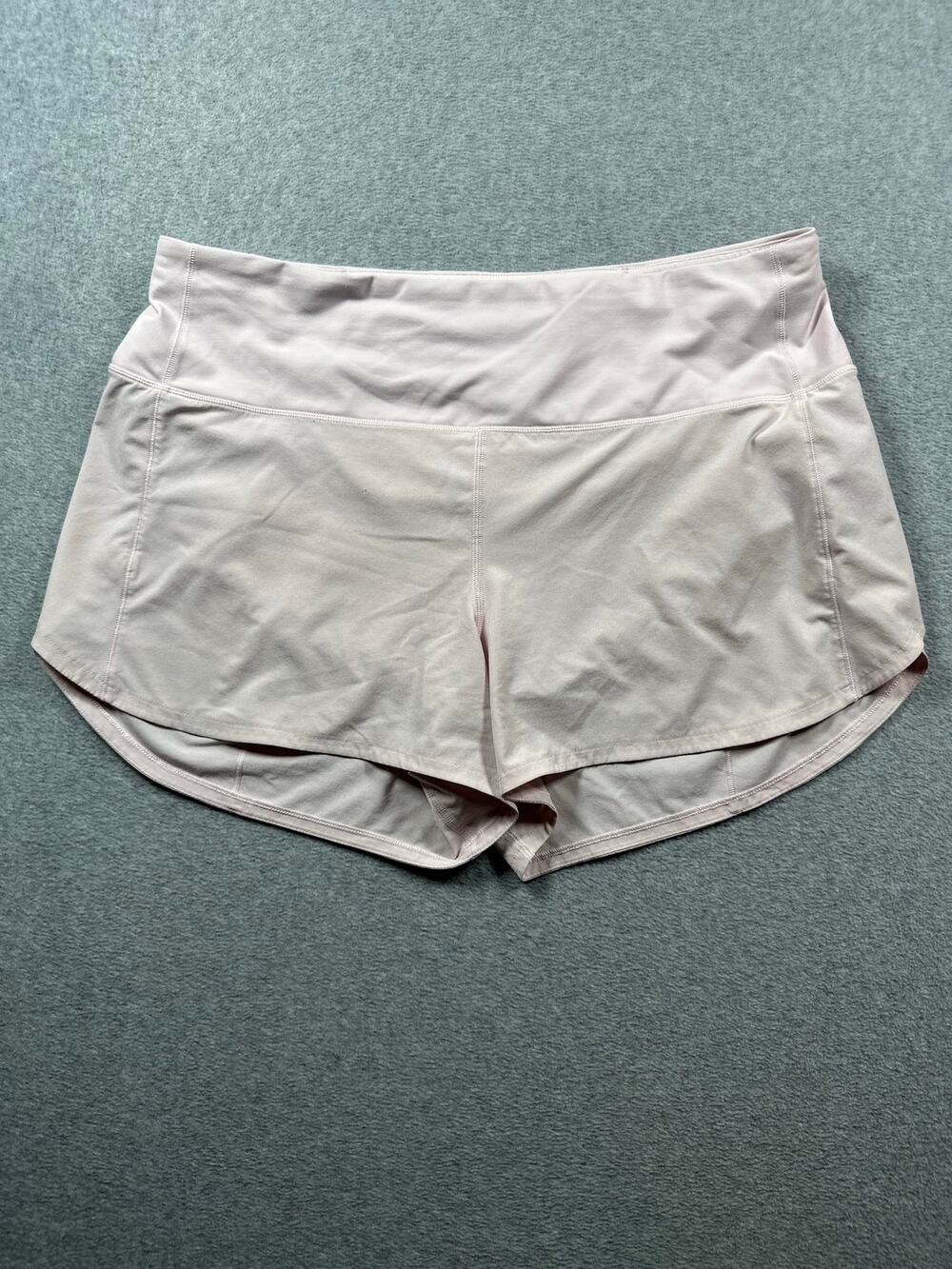 Lululemon Speed Up Athletic Running Shorts Women's Size 12 Pink Activewear